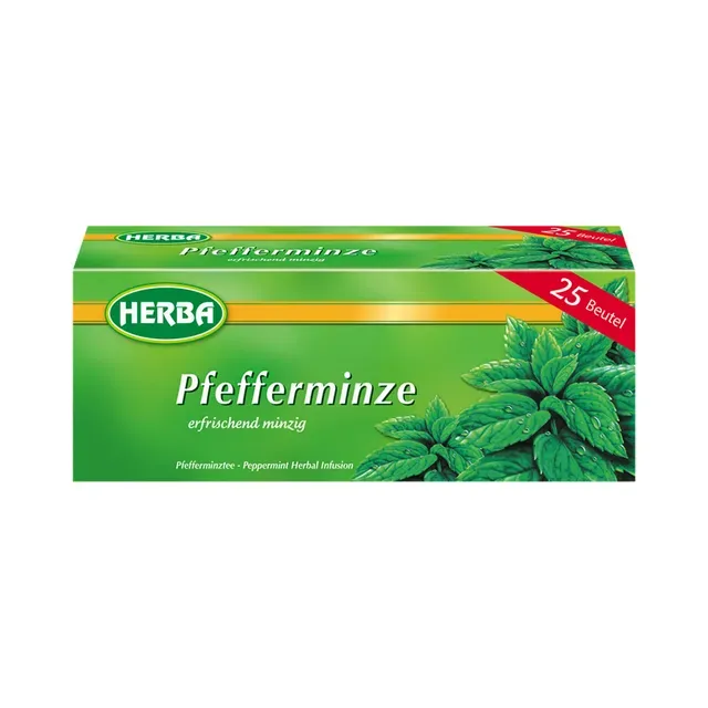 Piparmünditee niidiga kotis 25pk, HERBA, 37,5 g