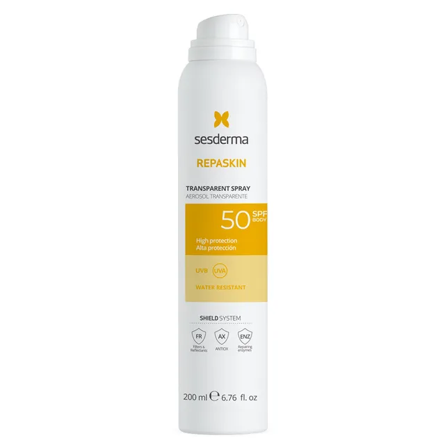 SESDERMA Repaskin Aerosol Transparent Spray SPF50 200ml