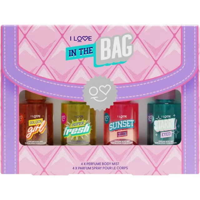 I Love In The Bag Kinkekomplekt kehapihusti
