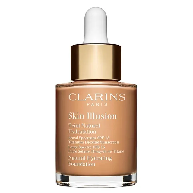 CLARINS Skin illusion Natural Hydrating Foundation SPF15 No.108.5 Cashew 30ml