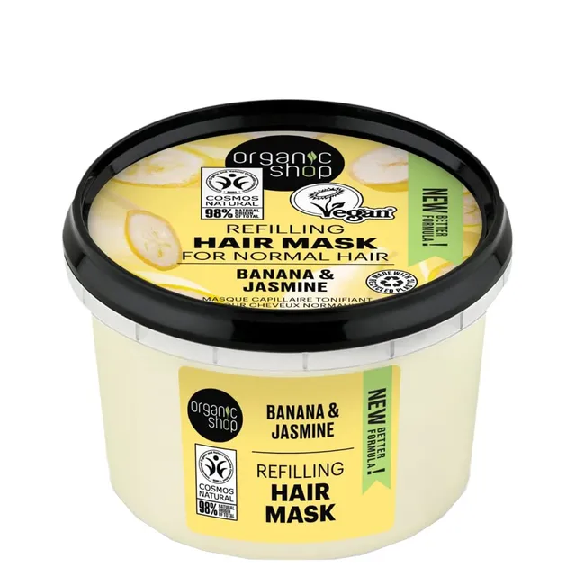 ORGANIC SHOP Banana & Jasmine Refilling Hair Mask 250ml