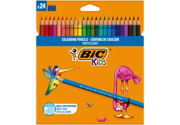 Värvipliiatsid BIC, 24värvi