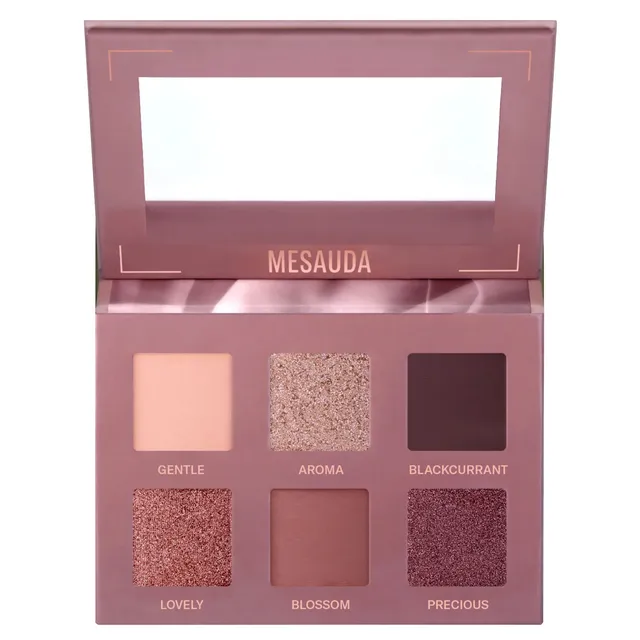 MESAUDA MILANO Bare Harmony Eyeshadow Palette No.201 Tender Mauve 6g