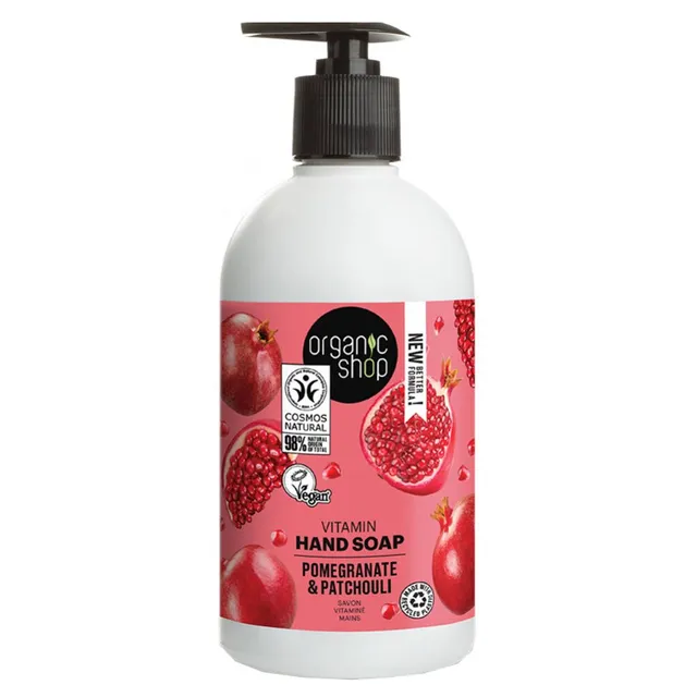 ORGANIC SHOP Pomegranate & Patchouli Hand Soap 500ml