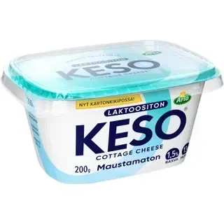 Arla Keso laktoosivaba naturaalne kodujuust (1,5%) 200 g