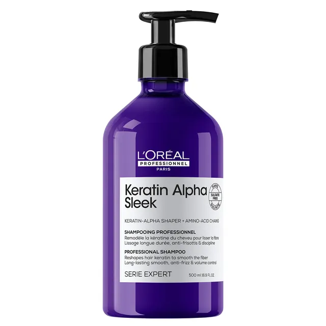L'OREAL PROFESSIONNEL Keratin Alpha Sleek Shampoo 500ml