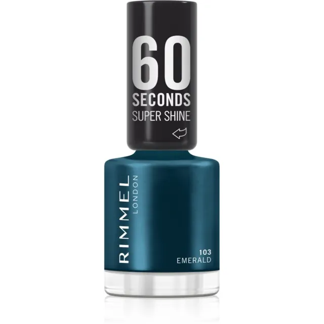 Rimmel 60 Seconds Super Shine Küünelakk varjund 103 Emerald 8 ml