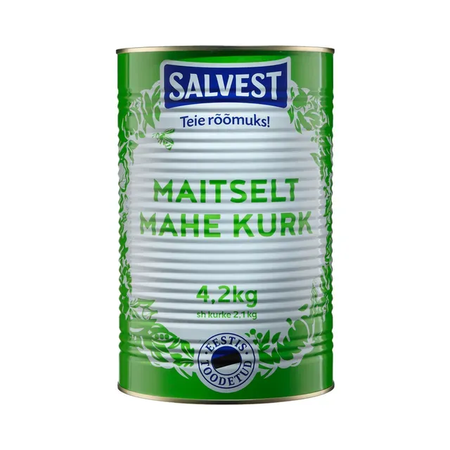 Maitselt mahe kurk, SALVEST, 4,2 kg, ettetellimisel