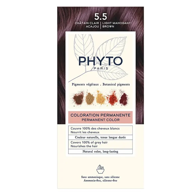 PHYTO Phytocolor Hair Dye No.5.5 Light Mahogany Brown