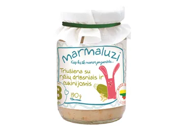 Riisi-küülikupüree MARMALUZI 190g 8k
