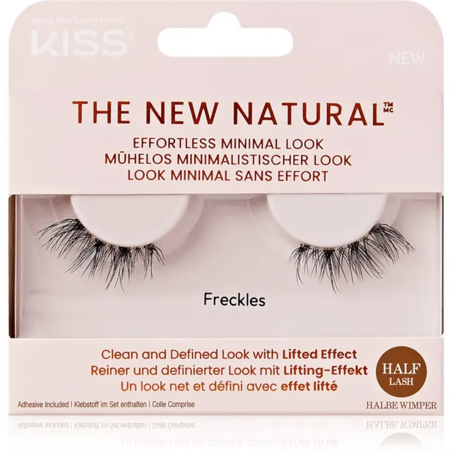 KISS The New Natural Effortless Minimal Look Kunstripsmed Freckles 2 tk