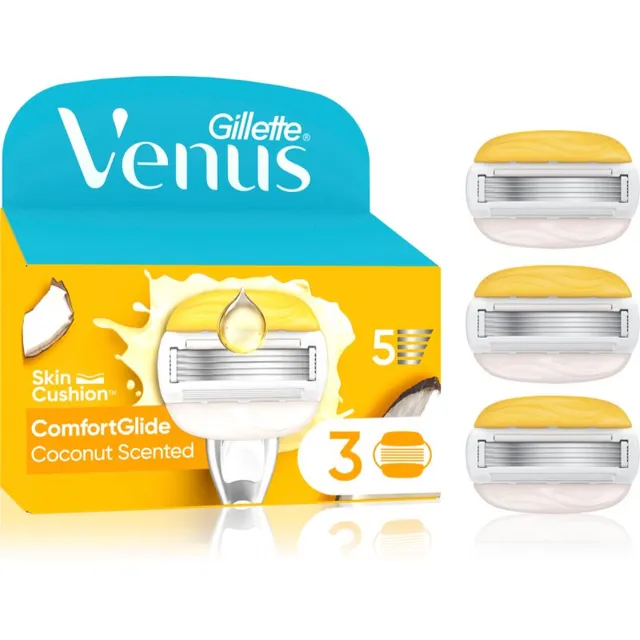 Gillette Venus Comfortglide Coconut Asendusterad 3 tk