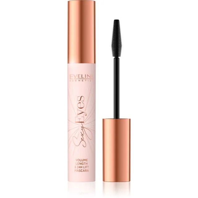 Eveline Cosmetics Sexy Eyes Volüümi andev, koolutav ja määratlev ripsmetušš Black