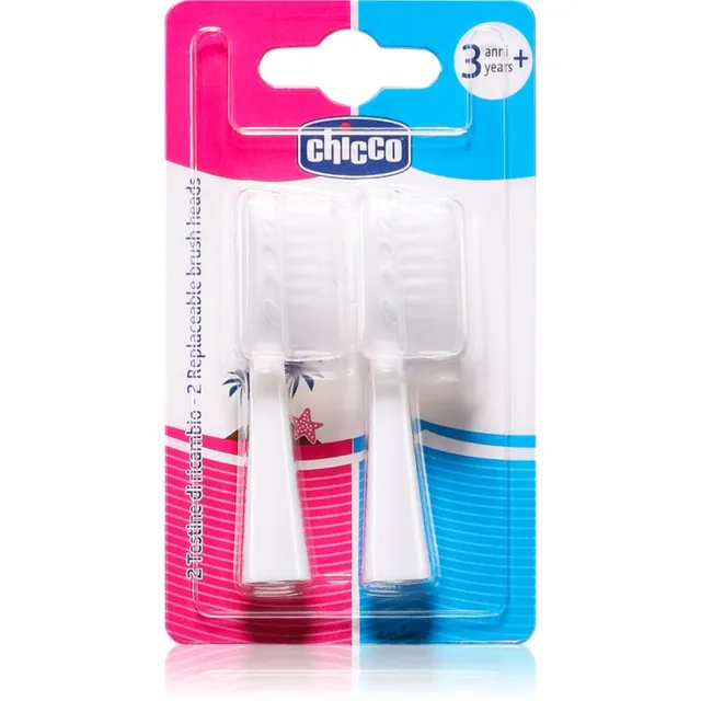 Chicco Replaceable Brush Heads 3y+ Hambaharja varuharjapead 2 tk