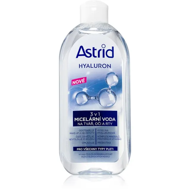 Astrid Hyaluron Mitsellaarvesi igapäevaseks kasutamiseks 400 ml