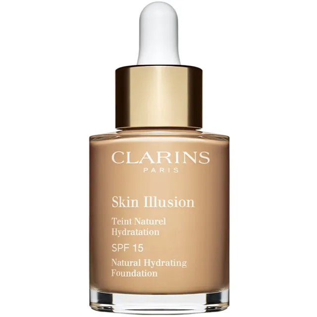 Clarins Skin Illusion Natural Hydrating Foundation Sära andev niisutav meik SPF 15 varjund 106N Vanilla 30 ml
