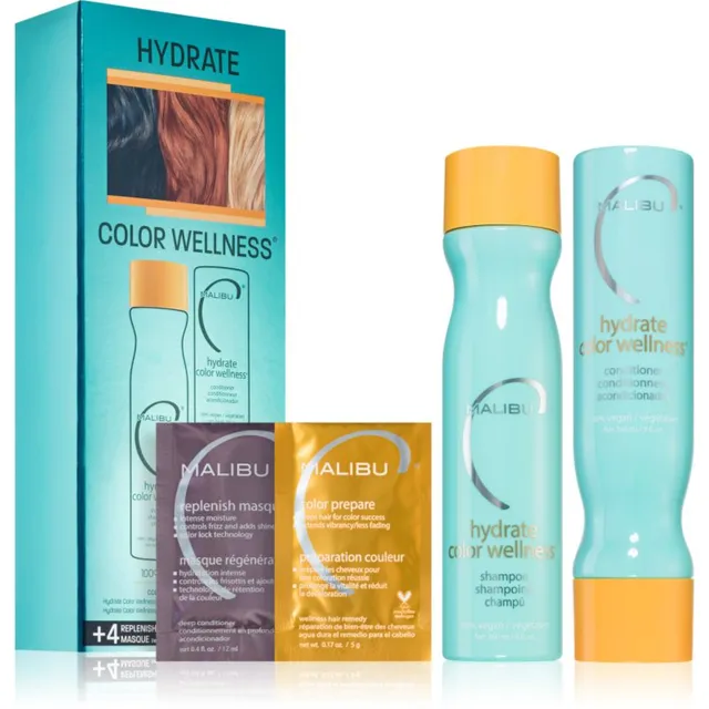 Malibu C Hydrate Color Wellness Collection komplekt värvitud juustele