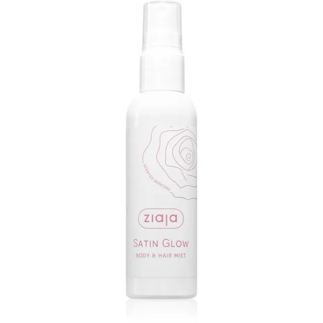 Ziaja Satin Glow Body & Hair Mist Udupihusti kehale ja juustele 90 ml