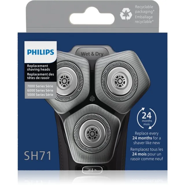 Philips 5000/7000 Series SH71/50 Raseerija varuotsikud SH71/50 1 tk