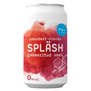 Spläsh gas-tud vesi rabarb-virsiku 0.33L