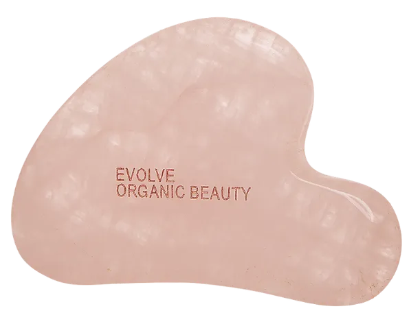 Roosast kvartsist näomassaaži kivi Gua Sha