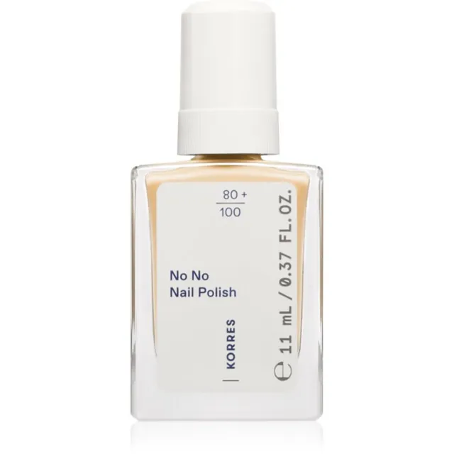 Korres No No Nail Polish Toitev küünelakk varjund 32 Pastel Yellow 11 ml