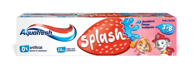 Aquafresh hambapasta Splash 50ml (3-8a)