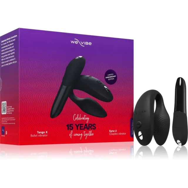WE-VIBE 15 Year Anniversary Collection Sync 2 + Tango X erootiliste abivahendite komplekt