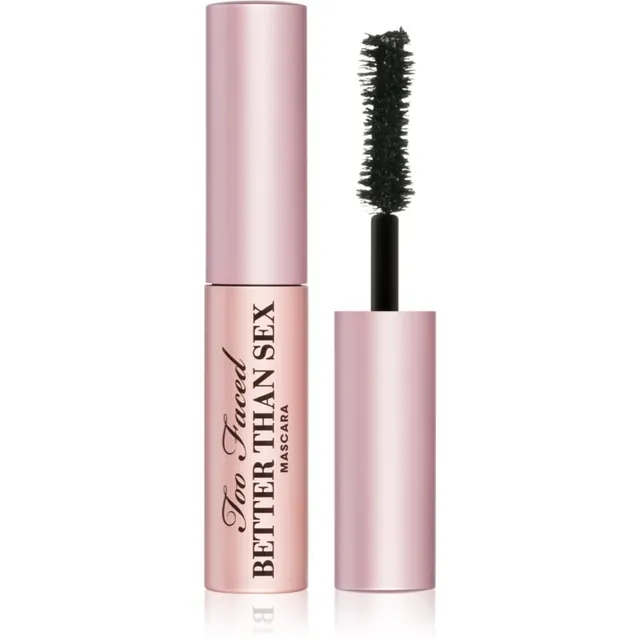 Too Faced Better Than Sex Mascara Travel Size Maksimaalset volüümi andev ripsmetušš varjund Black 4.8 g
