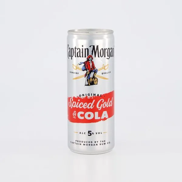 Captain Morgan & Cola muu alkohoolnejook alk. 5.0% vol 250ml Itaalia