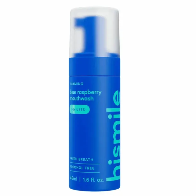 HISMILE Blue Raspberry Foam Mouthwash 45ml