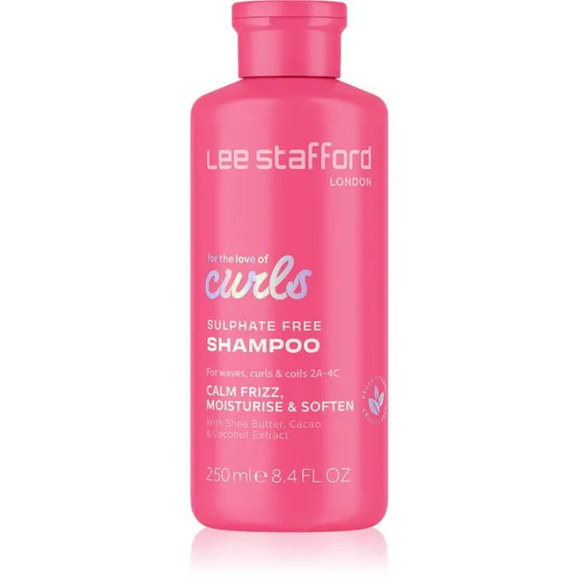 Lee Stafford For The Love Of Curls Shampoo Šampoon lainelistele ja lokkis juustele 250 ml