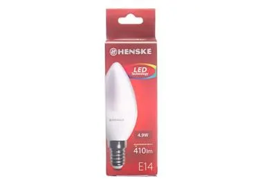 LED pirn HENSKE C37 E14 4.9W 410lm