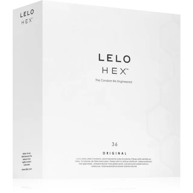 Lelo Hex Original kondoomid 36 tk