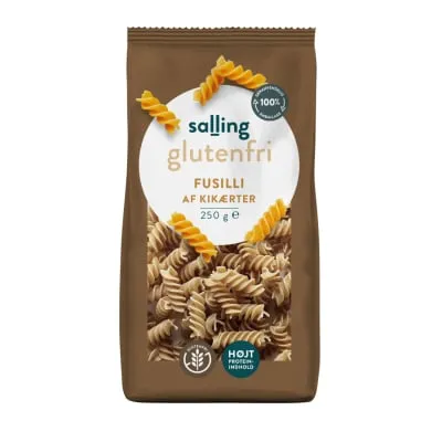 Pasta fusilli k.herne Salling Glutenfri 250g