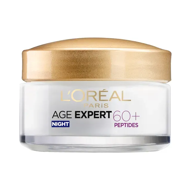 Öökreem Age Expert 60+, L'OREAL PARIS, 50ml