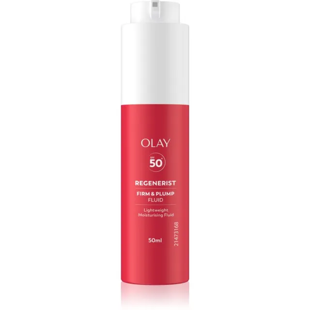 Olay Regenerist Firm & Plump Tõstev ja niisutav vedelik niatsiinamiidiga SPF 50+ 50 ml
