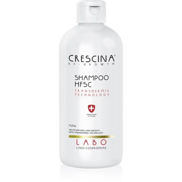 Crescina Transdermic Šampoon juuste väljalangemise vastu meestele 500 ml
