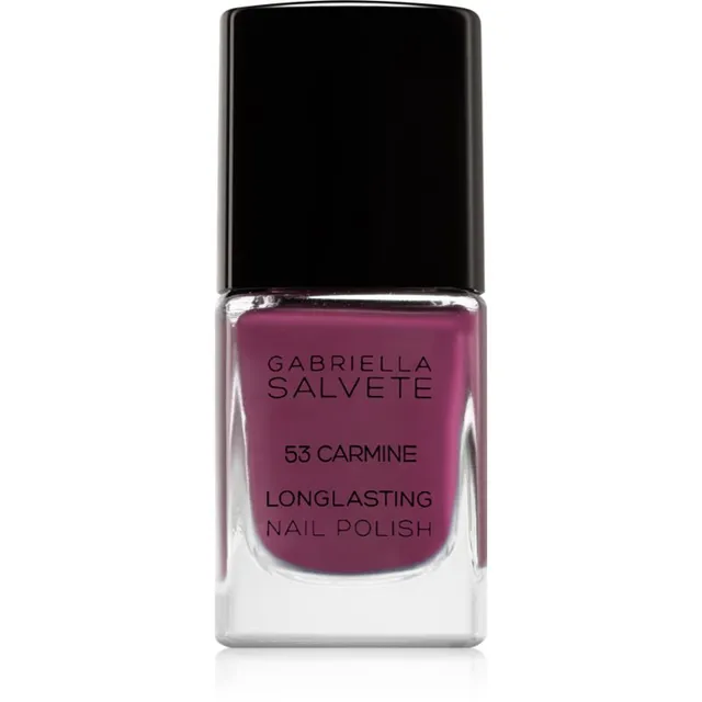 Gabriella Salvete Longlasting Enamel Kauapüsiv küünelakk tugeva läikega varjund 53 Carmine 11 ml