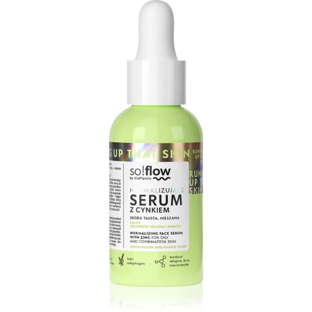 so!flow Normalizing Face Serum With Zinc Näoseerum tsingiga 30 ml