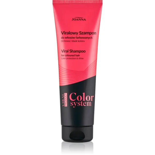 Joanna Color System Läiget andev ja pruune toone toetav šampoon värvitud juustele 260 ml