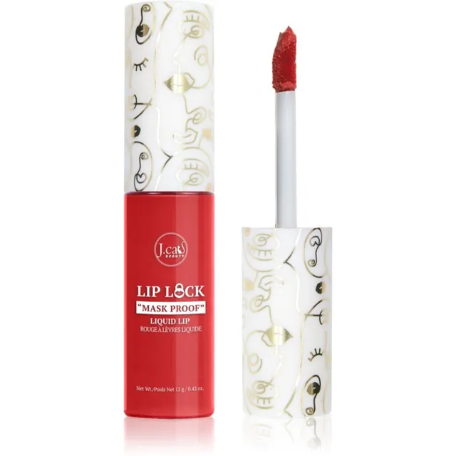 J.Cat Beauty Lip Lock Kauapüsiv vedel huulepulk mati efektiga varjund 103 First Response 10 g