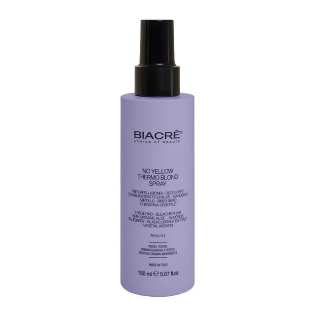 No Yellow Thermo kuumakaitse sprei blondidele juustele 150ml