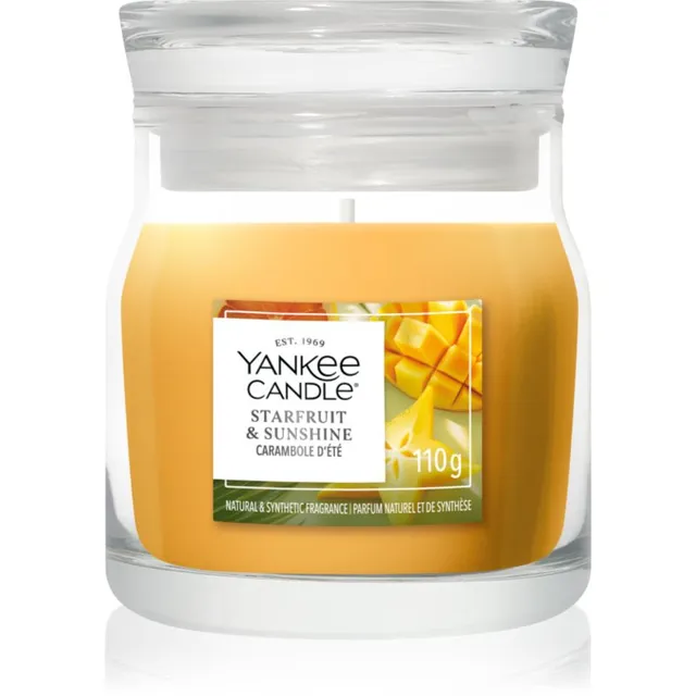Yankee Candle Starfruit & Sunshine lõhnaküünal Signature 110 g