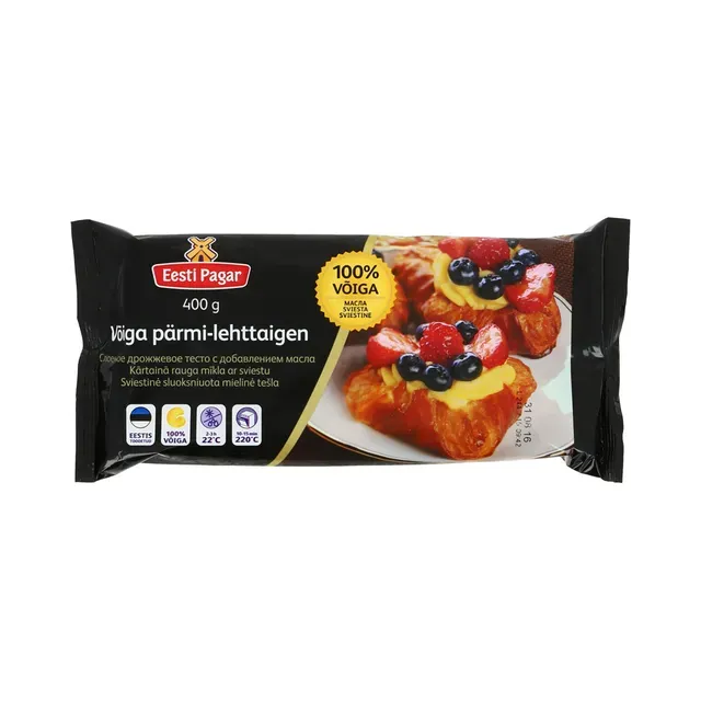 Võiga pärmi-lehttaigen, EESTI PAGAR, 400 g