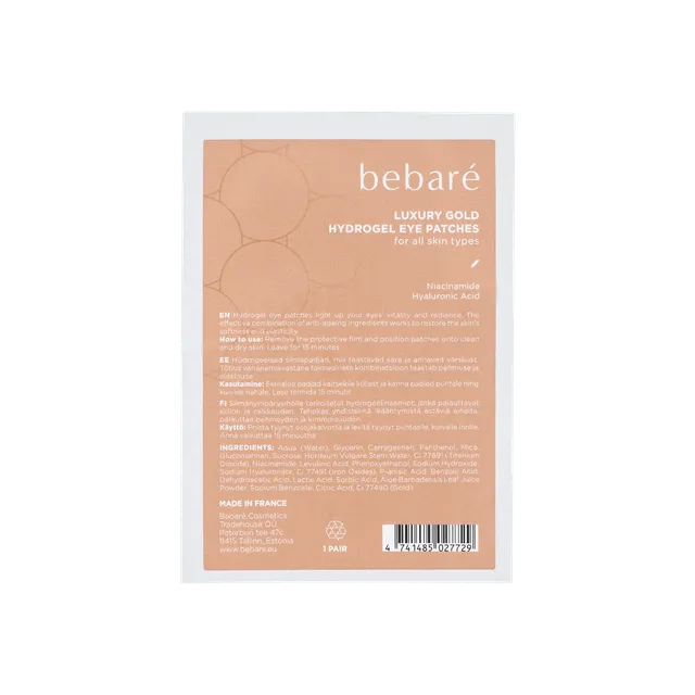 Bebaré Luxury Gold Eye Patches