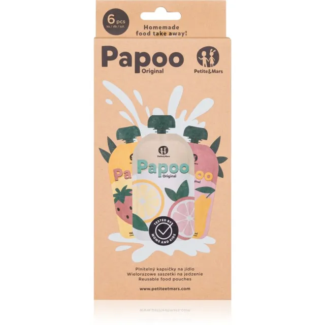 Petite&Mars Papoo toidukott 6x150 ml