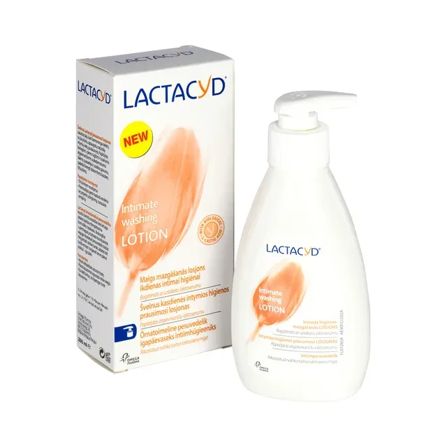 Intiimpesuvedelik pumbaga, LACTACYD, 200 ml