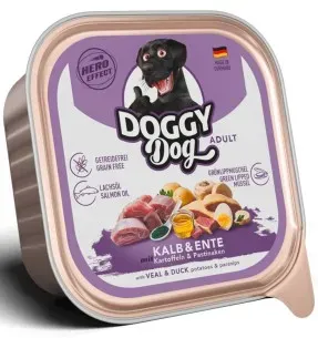 DOGGY Dog koera konserv, vasika- ja pardiliha koos kartuli ja pastinaagiga, einekarbike