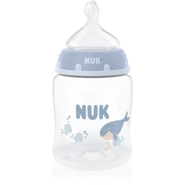 NUK First Choice Whale pudel temperatuuri reguleerimisega 0m+ 1 tk